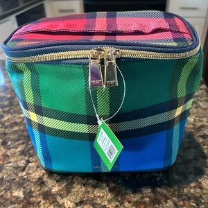 ♠️💚💙Kate Spade Multicolor Plaid lunch Bag♠️💙💚